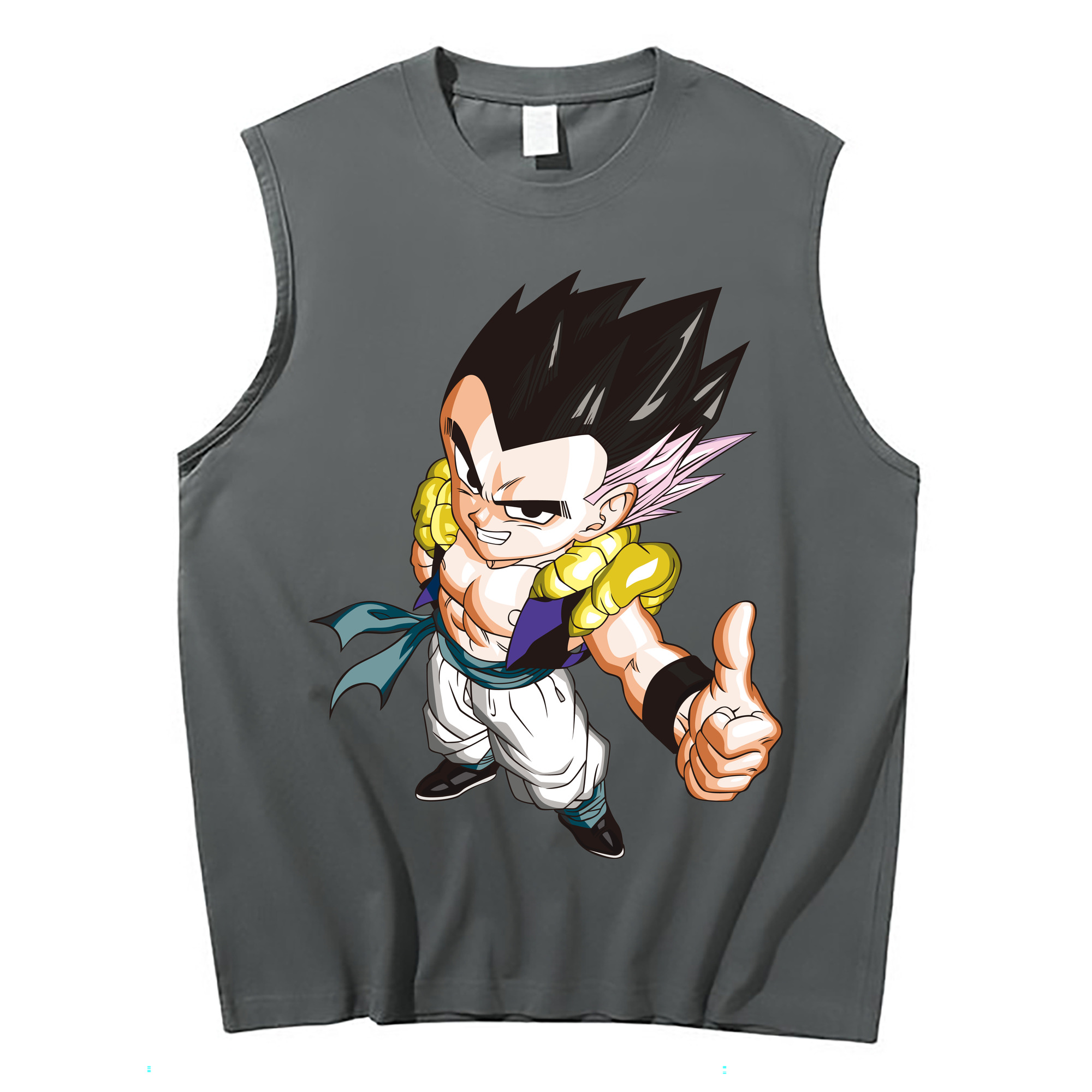 （画像用） ドラゴンボール ベジータ四世（Bejīta Yonsei）DRAGON BALL Vegeta IV コットン100％タンクトップ（フロントプリント）